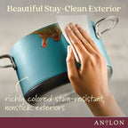 Anolon Achieve Hard Anodized Nonstick Saucepot - Image 5