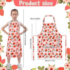 2 Pack Kids Apron, Cute Cooking Aprons, Waterproof Art Apron - Image 2