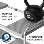 Simple Houseware Under Sink 2-Tier Heavy Duty Expandable Rack Organizer - Image 6