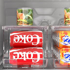 SCAVATA 4 Pack Stackable Refrigerator Organizer, Soda Can Dispenser Pop Cans - Image 7