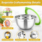 TeamFar Mixing Bowls, For Kitchen Mixing/Baking/Storing/Prepping, Visible & - Image 5