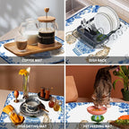 Chinoiserie Dish Drying Mat - Image 4