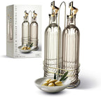 COOK WITH COLOR Glass Olive Oil Bottle Dispenser by CookwithColor