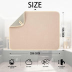 2 Pack Microfiber Dish Drying Mat - Image 2