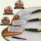 Handheld Cheese Grater Set for Kitchen Stainless Steel Mini Cheese Grater - Image 4