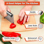 Pro Dough Pastry Scraper/Cutter/Chopper Stainless Steel Mirror Polished - Image 6