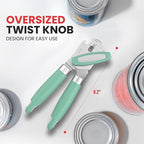 Zulay Kitchen Heavy Duty Stainless Steel Can Opener – Manual Can & Bottle Opener - Image 4