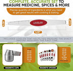 Spring Chef Magnetic Measuring Cups & Spoons Set, Strong N45 Magnets, Heavy - Image 6