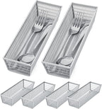 Neudeco Silverware Organizer, Mesh Drawer Organizer by Neudeco