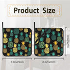 Tropical Pineapples Pot Holder Set of 2, Heat Resistant Potholders Oven Hot Pads - Image 2