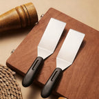 2-Pieces Small Metal Spatula Set, Mini Metal Spatulas - Image 3