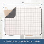 S&T INC. Dish Drying Mat XL, 18” x 24”, Absorbent Microfiber Kitchen Counter Mat - Image 6