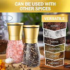 Home EC Original Gold Salt and Pepper Grinder Set of 2 - Image 5