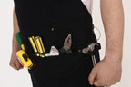 Heavy Duty Canvas Work Apron, Tool Pockets, Back Straps Adjustable（black） - Image 8