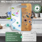 Stron-Dura Cutting Board, Stainless Steel Cutting Board, Foodgrade Cutting - Image 3