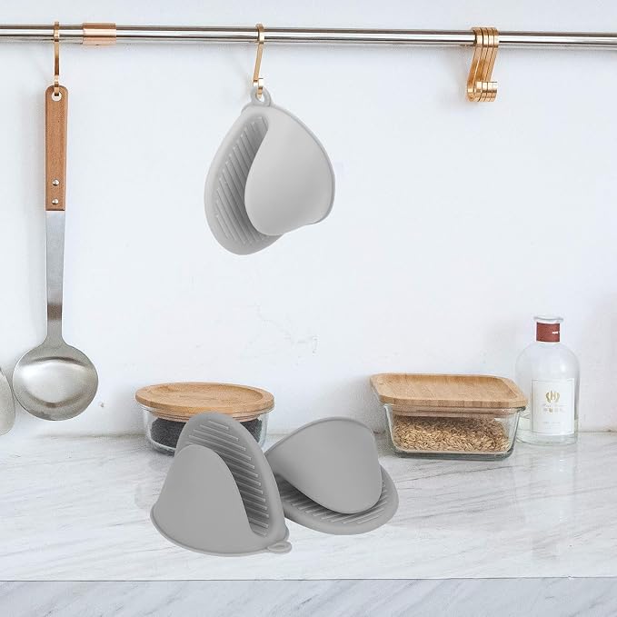 tifanso Silicone Oven Mitts Pot Holders - Image 5
