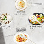 E-far 10 Pieces Silicone Cooking Utensils Set, Heat Resistant Kitchen Utensil - Image 3