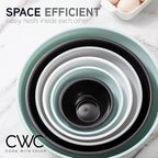 COOK WITH COLOR Mixing Bowls with TPR Lids - Image 6