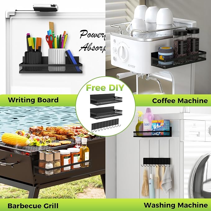 3 Pack Strong Magnetic Spice Rack - Image 5