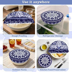 2 Large Reusable Beeswax Bowl Covers - Image 7
