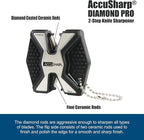 AccuSharp Diamond Pro 2-Step Knife Sharpener, Hones & Sharpens Blade’s Edge - Image 4