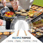 Joyfair Fish Spatula Metal Spatulas, Kitchen Slotted Turners & Outdoor Griddle - Image 6