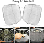 2 Pack Replacement Stainless Steel Splatter Shield - Image 6