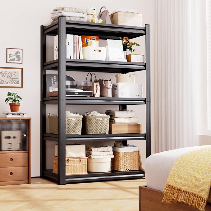 71" Hx35 Wx16 DMetal Garage Shelving-2500LBS 5 Tier Storage Shelves, Adjustable - Image 8
