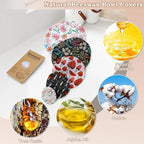 5-Size Reusable Beeswax Bowl Covers - Image 3