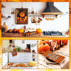 Fanfanwin 10 Pcs Fall Thanksgiving Turkey Kitchen Decor Set Kitchen Towels Pot - Image 6