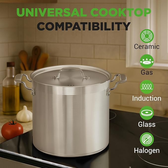 NutriChef Stainless Steel Stock Pot - Image 7