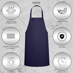 GREEN LIFESTYLE 12 Pack Professional Chef Apron – Grilling Aprons - Image 4