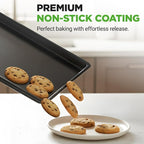 NutriChef Nonstick XL Cookie Sheet Baking Pan - Image 6