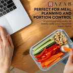 Razab 30 PC Glass Food Storage Containers - Image 9