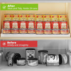 Expandable Bamboo Can Rack Organizer - Image 8