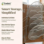 Evelots 6-Tier Pot Lid Organizer - Image 6