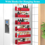 HuggieGems 6 Pack Magnetic Spice Storage Rack Organizer - Image 2