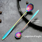 12 Pcs Flower Coffee Tea Spoons Set - Image 8