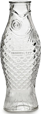 Serax Glass Water Pitcher | Fish & Fish glassware by Paola Navone | Wine Carafe by Serax