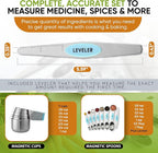 Spring Chef Magnetic Measuring Cups & Spoons Set, Strong Magnets, Heavy Duty - Image 6