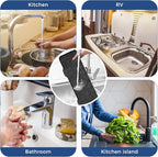 BFONS XL Silicone Faucet Handle Drip Catcher Tray, 18.1in x 5.7in x 0.79in - Image 8