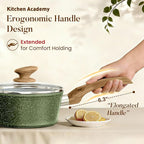 Kitchen Academy Non Toxic Pots and Pans Set Non Stick - Image 4