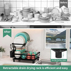 MOUKABAL Dish Drying Rack, Dish Rack, Stainless Steel Dish Racks - Image 9