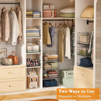 Yociyoga 7-Tier Stackable Closet Organizers and Storage Shelves, Foldable - Image 4