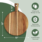 Acacia Wood Cutting Board and Chopping Board - Image 3