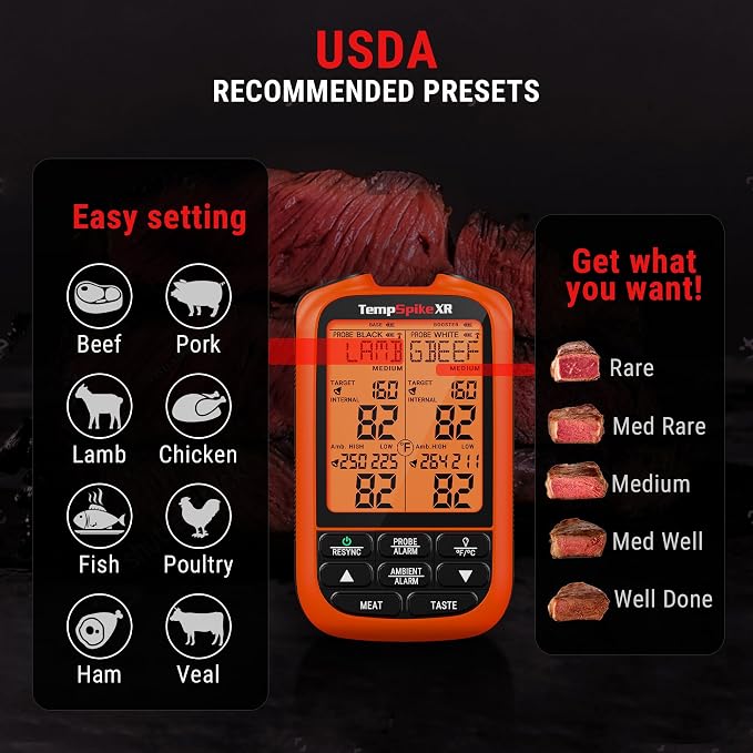 TempPro TempSpike 2000FT Wireless Meat Thermometer Digital - Image 9