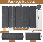 Large Stone Dish Drying Mat for Kitchen Counter, Foldable Water Absorbing - Image 2