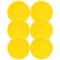 Pyrex 7201-PC 4 Cup Meyer Lemon Yellow Food Storage Replacement Lids by Pyrex