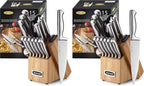 McCook® Knife Sets, German Stainless Steel Knife Block Sets by McCook