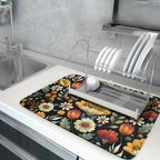 Vintage Boho Floral Dish Drying Mat - Image 5